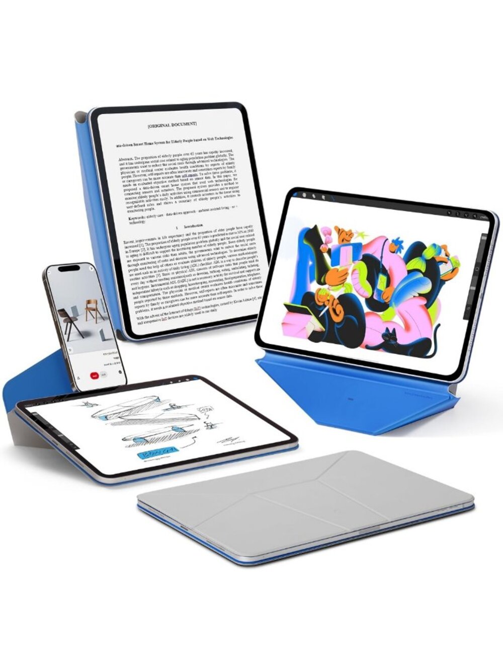 Dynamic Folio Case for iPad Pro 13" - Slim, Lightweight, Multi-Angle Stand